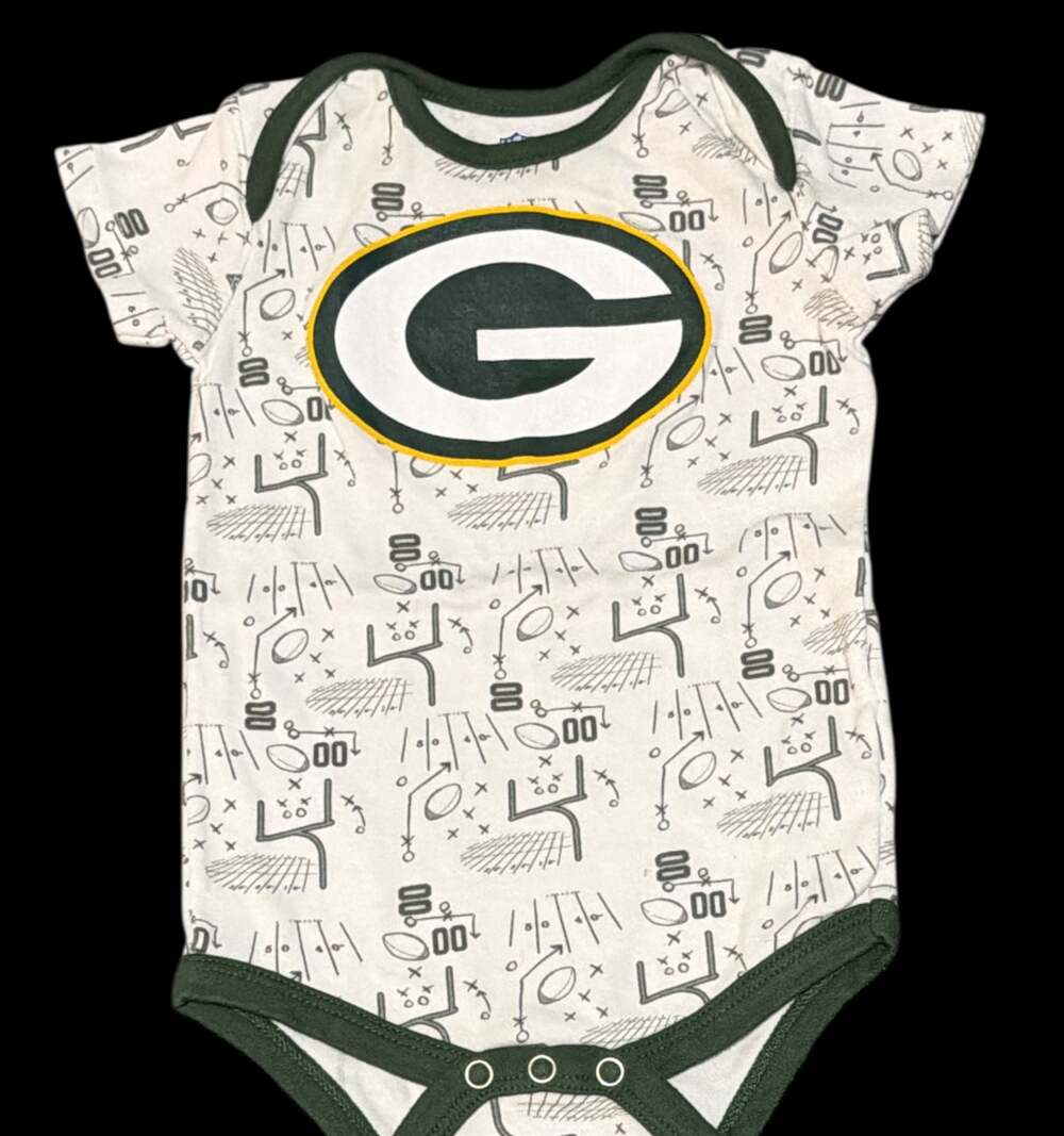 NFL Green Bay Packers Playbook Graphics Baby Bodysuit 18M